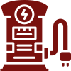 EV charging station icon
