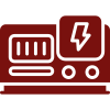 Genset power backup icon