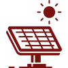 Solar panel icon